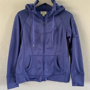 Tangerine Athletic Jacket with Hood